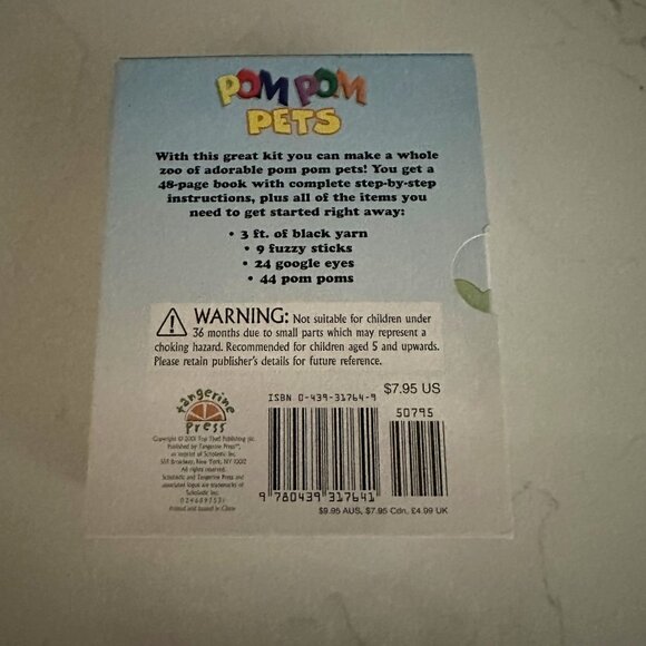 Bundle Item Only!!  Fun Pom Pom Pet Craft Kit - Picture 3 of 12
